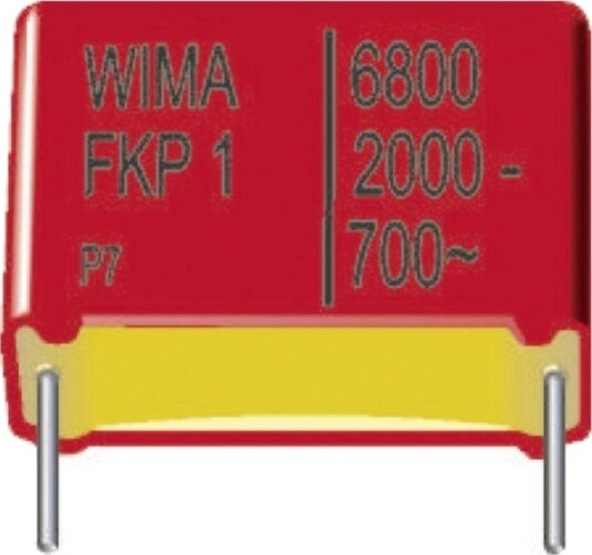 Wima Fkp1r031507e00kssd 1 Stk Fkp Filmkondensator 0,15 Μf 1250 V/Dc 10 % 37,5 Mm L X B X H 41,5 X 17 X 29 Mm Bulk