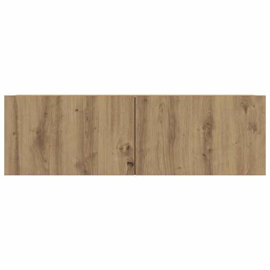 Veggmonterte TV-benker 2 stk artisan eik 100x30x30 cm 8721158443076 Veggmonterte TV-benker 2 stk artisan eik 100x30x30 cm 8721158443076