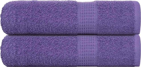 vidaXL Badehåndklær FROGN 2 stk lilla 100x150 cm 360 gsm vidaXL Badehåndklær FROGN 2 stk lilla 100x150 cm 360 gsm