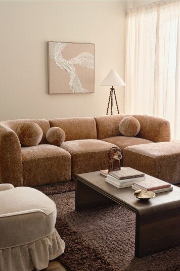 Ellos Home Sofa Ullarika Brun Ellos Home Sofa Ullarika Brun