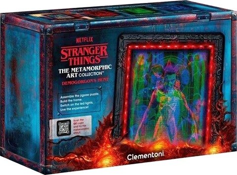 Clementoni Puzzle Stranger Things Vecna Metamorphic art collection 520 pieces 2D Puslespill
