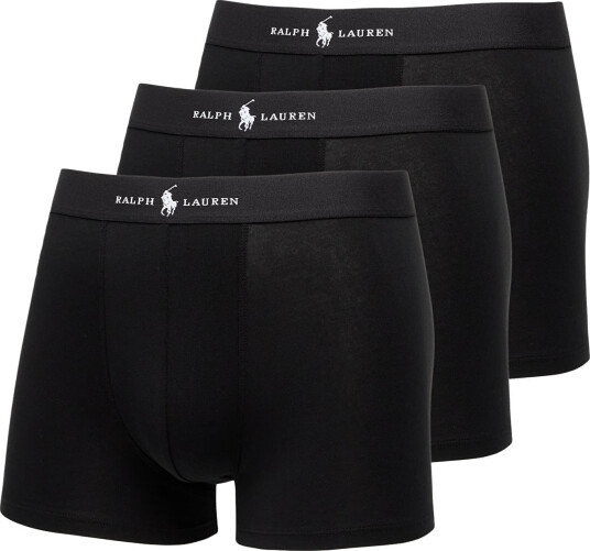 Polo Ralph Lauren Classic Cotton Blend Trunk 3 Pack Black L