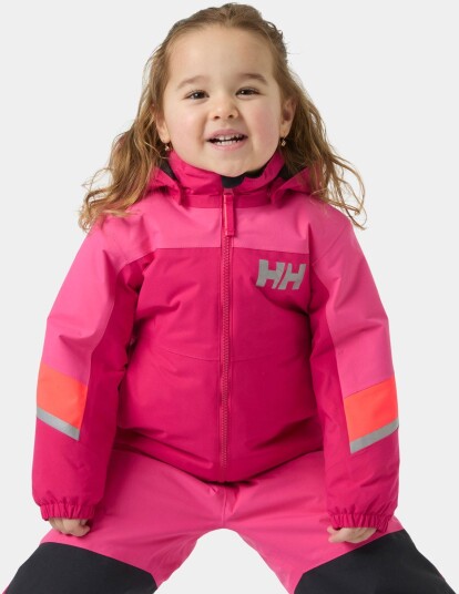 Helly Hansen Rider Insulated Ski Jacket Barn Rosa 128