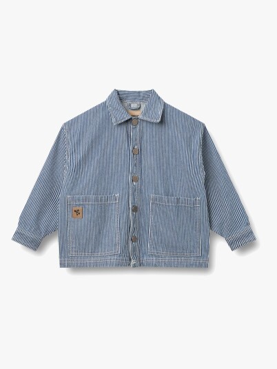Wheat Cole Overtreksskjorte Denim Stripe 104
