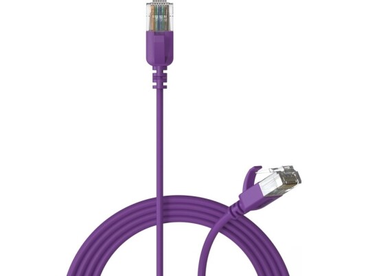 Procab Procab Csd560v/0,5 Slimline Nettverkskabel - Cat6a Rj45 U/Utp Lilla Versjon - 0,5 Meter