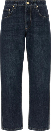 Brunello Cucinelli Dame Jeans Blå M,
