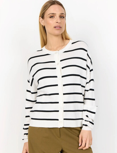 Soyaconcept Sc-Dollie Stripe - White - L Soyaconcept Sc-Dollie Stripe - White - L