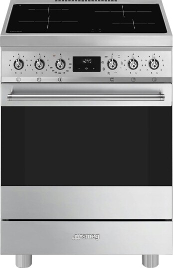 Smeg Classic 60 cm Induksjonskomfyr i Rustfritt Stål C6IMXM2 Smeg Classic 60 cm Induksjonskomfyr i Rustfritt Stål C6IMXM2