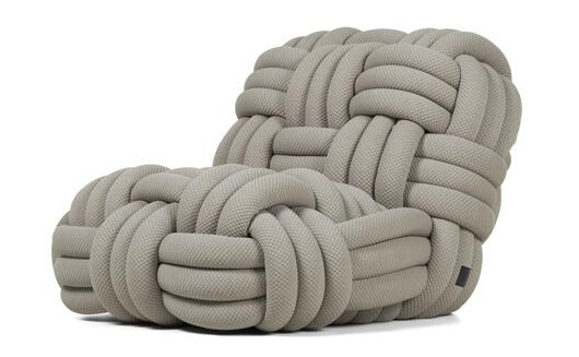 Moooi Moooi Knitty Lenestol Citadel Grey Moooi Moooi Knitty Lenestol Citadel Grey