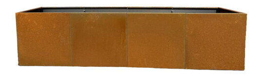 Blomsterkasse Recal Corten 228x57x55