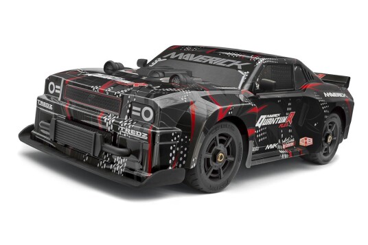 Maverick QuantumR Flux 4S RC Muscle Car 4WD 1:8 Sort/Rød