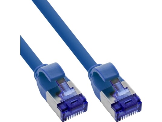 Inline® Patchkabel Slim Cat.6A S/Ftp Tpe Lszh Flexibel Poe Blau 10M Inline® Patchkabel Slim Cat.6A S/Ftp Tpe Lszh Flexibel Poe Blau 10M