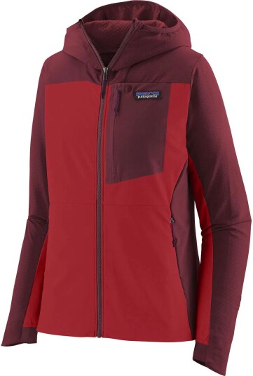 Patagonia R1 CrossStrata Hoody W"s touring red S