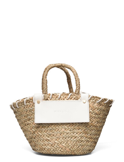 Malina Niki Straw Bag - Beige - ONE SIZE Malina Niki Straw Bag - Beige - ONE SIZE