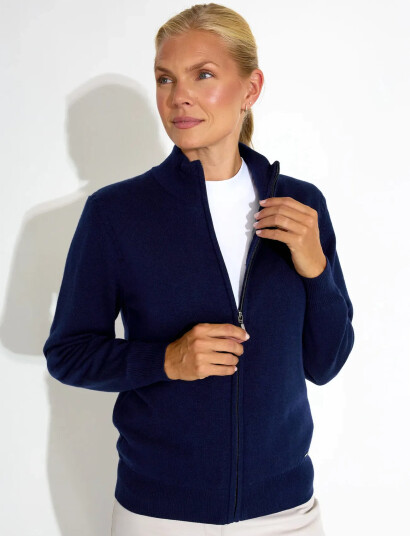 Abacus Lds Liffin Knitted Windstopper - Navy - S