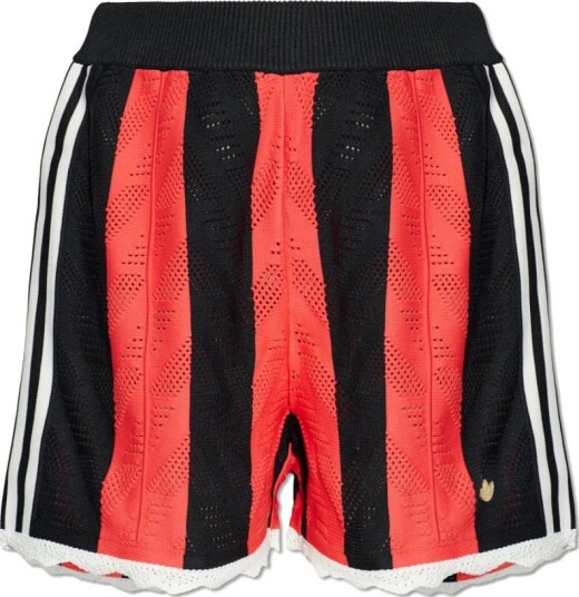 Shorts adidas Firebird Loose Shorts Black/ Semi Lucid Red S