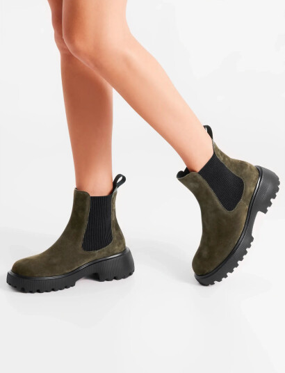 WODEN Aya S - Khaki green - 41