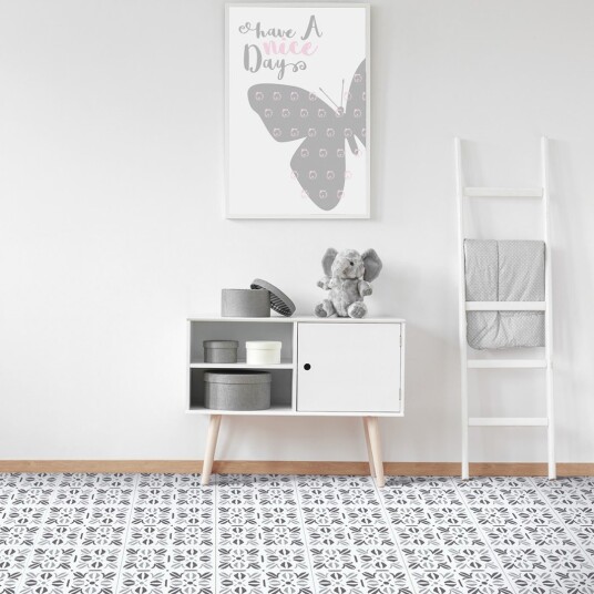 D C Fix Classic Selvklebende Gulvfliser Motif Grey D C Fix Classic Selvklebende Gulvfliser Motif Grey