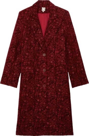 Ines de la Fressange Paris Dame Frakker Rød S, Ines de la Fressange Paris Dame Frakker Rød S,