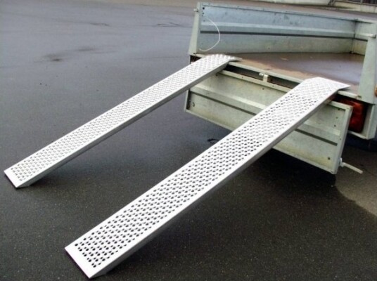 11274 Gerade Rampe 400 Kg Aluminium 150 Mm X 21,5 Mm X 3,5 Cm