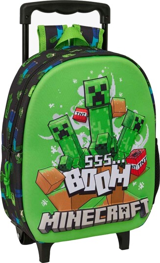 Minecraft 3D Trolley Ryggsekk 9L, Boom