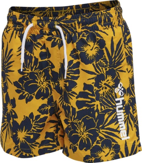 Hummel Chill Board Badeshorts Blomster Gul (128 / 8 år)