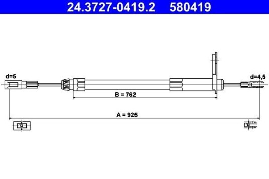 Bremsewire ATE 24.3727 0419.2