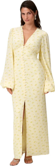 Adoore Dame Kjoler Gul 3XL,