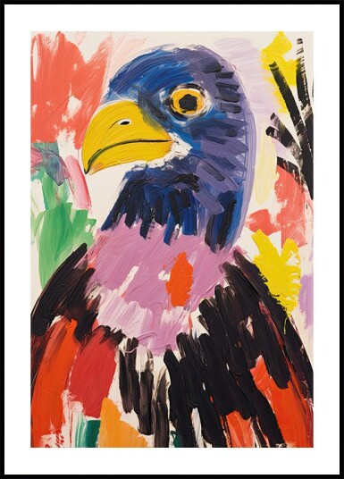 Colorful Eagle Plakat Plakat / 40x50cm