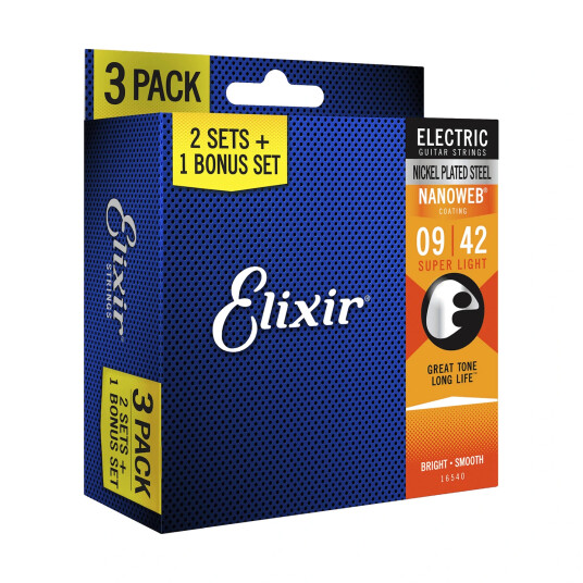 Elixir Nanoweb Super Light 3P