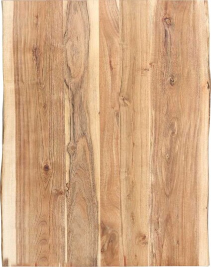 Bordplate heltre akasie 80x50 60x3,8 cm