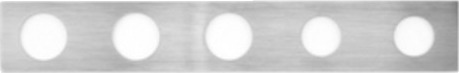 Vola Plate 5005B, 5 Hull, Rustfritt Stål