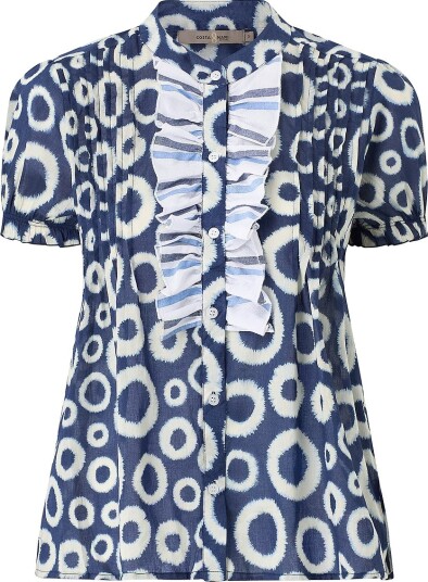 Costamani Bluse Malta Blå Costamani Bluse Malta Blå