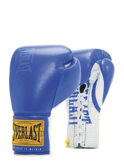 EVERLAST 1910 Sparring Laced Glove - Blue - 12