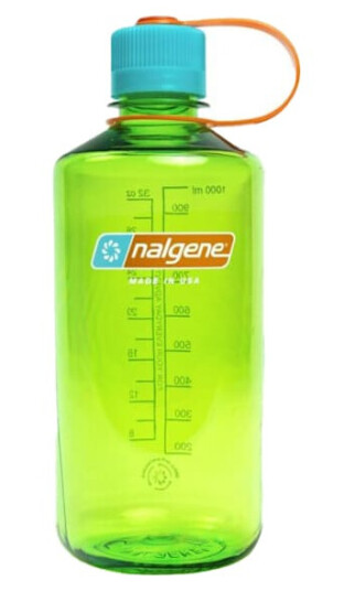 Nalgene 1L Narrow Mouth Sustain Water Bottle Pear 1L Nalgene 1L Narrow Mouth Sustain Water Bottle Pear 1L