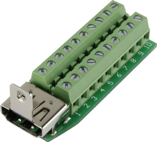 Tru Components 1229327 Hdmi Kontakt For Horisontal Innbygging Poltall: 20 Sølv 1 Stk