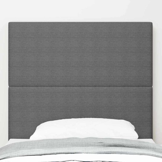 Hodegavl Enkel Design Lys Grå 90 cm Cordfløyel Hodegavl Enkel Design Lys Grå 90 cm Cordfløyel
