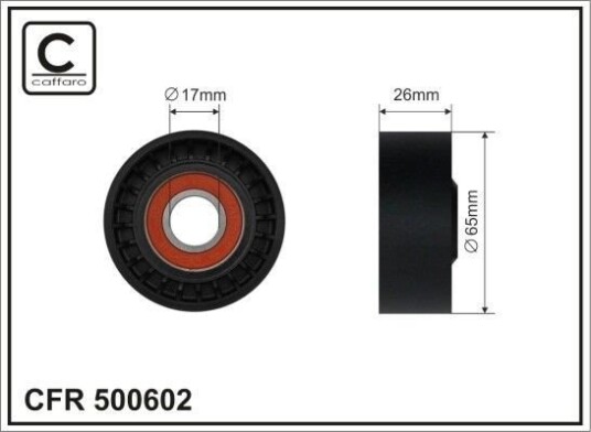 CAFFARO 500602 Strammehjul, kilerem