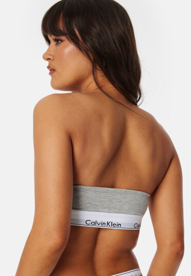 Calvin Klein Lightly Lined Bandeau Grey S