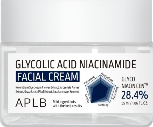APLB Glycolic Acid Niacinamide Facial Cream 55ml