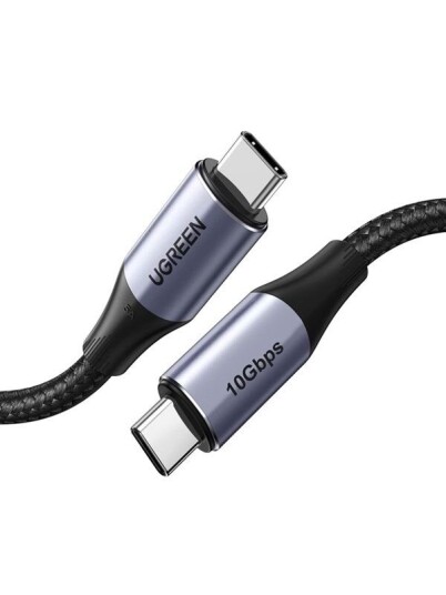 UGREEN USB-C <-> USB-C - 1m - Svart UGREEN USB-C <-> USB-C - 1m - Svart