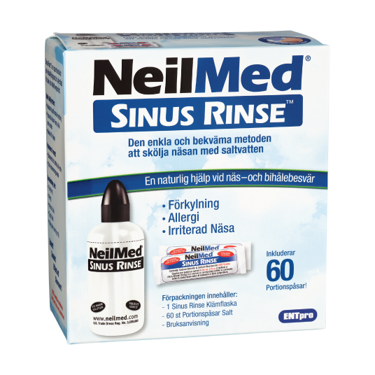 Neilmed Sinus Rinse Neseskyller m/60 poser salt 1 sett Neilmed Sinus Rinse Neseskyller m/60 poser salt 1 sett