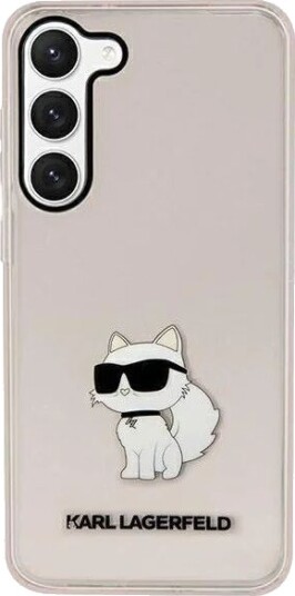 Karl Lagerfeld Ikonik Choupette hardcase til Samsung S23+ rosa
