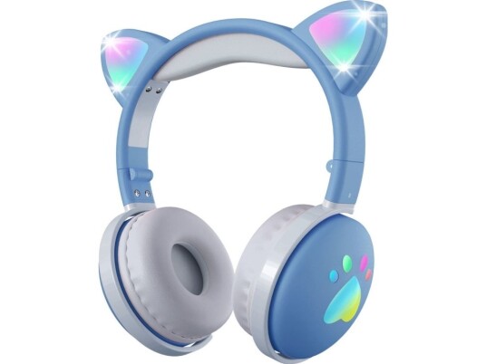 Mozos Kid Dog Blue Wireless Headphones For Children