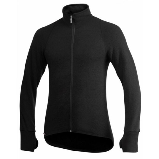 Woolpower Full Zip Jakke 600 Black XXXL