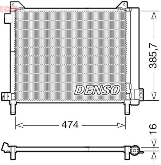 Kondensator DENSO DCN46030 Kondensator DENSO DCN46030