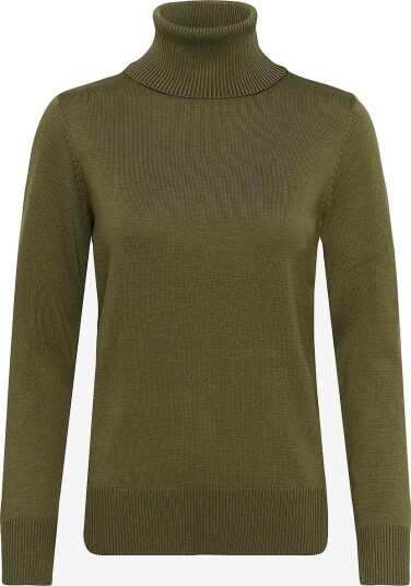 Saint Tropez J2046 Milasz Rollneck Pullover Green XS Saint Tropez J2046 Milasz Rollneck Pullover Green XS