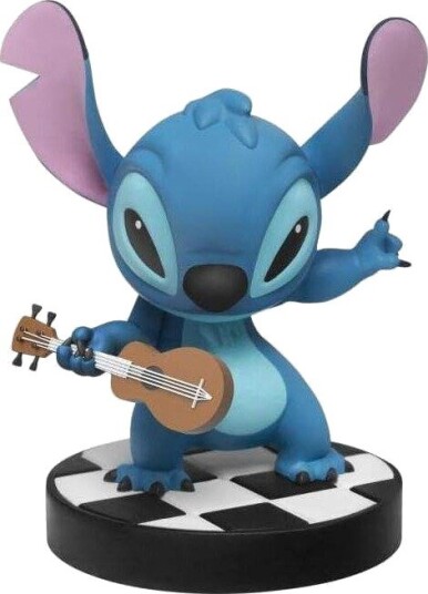 Northix Disney Stitch Hero Box Gitarist Figur 8 cm