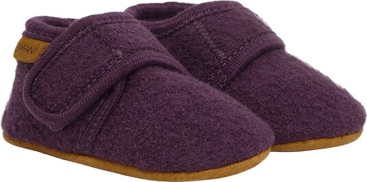 En Fant Baby Wool Slippers   BLACKBERRY WINE   21\22