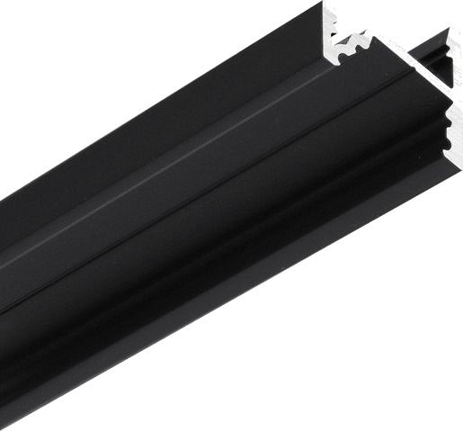 Topmet 1m aluprofil CORNER10.V2 A1C/U1 Svart anodisert hjørne LED skinne Topmet 1m aluprofil CORNER10.V2 A1C/U1 Svart anodisert hjørne LED skinne